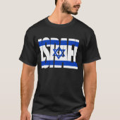 T-shirt de drapeau de l'ISRAËL (Devant)