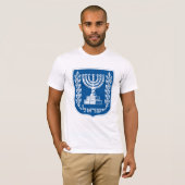 T-shirt de drapeau de l'Israël (Devant entier)