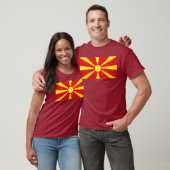 T-shirt de drapeau de Macédoine (Unisexe)