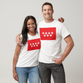 T-shirt de drapeau de Madrid (Unisexe)