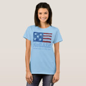 T-shirt de drapeau de McCAIN (Devant entier)
