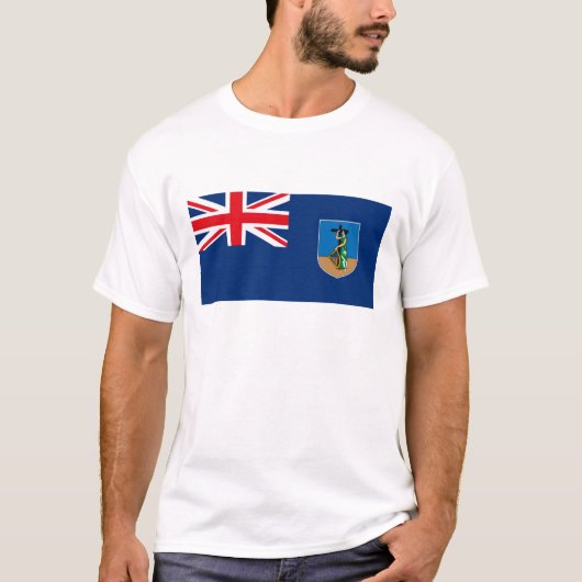 T-shirt de drapeau de Montserrat (Devant)