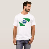 T-shirt de drapeau de Parana (Devant entier)