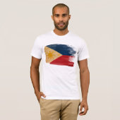 T-shirt de drapeau de Philippines (Devant entier)