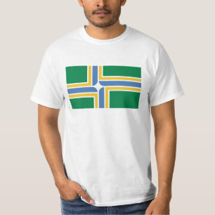 T-shirt de drapeau de Portland Orégon