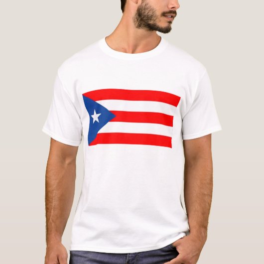 T-shirt de drapeau de Porto Rico (Devant)