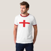T-shirt de drapeau de St George (Devant entier)