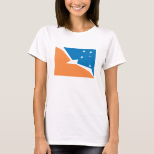 T-shirt de drapeau de Terre de Feu