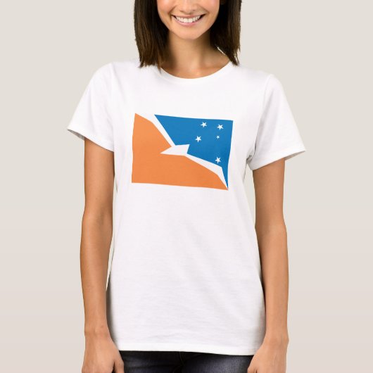 T-shirt de drapeau de Terre de Feu (Devant)