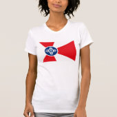 T-shirt de drapeau de Wichita (Devant)