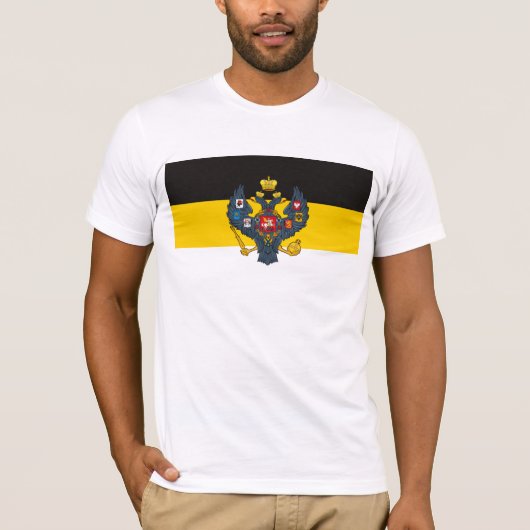 T-shirt de drapeau d'empire russe (Devant)