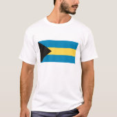 T-shirt de drapeau des Bahamas (Devant)