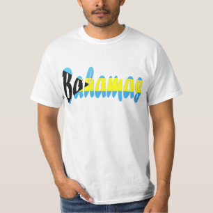 T-shirt de drapeau des Bahamas
