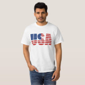 T-shirt de drapeau des Etats-Unis (Devant entier)
