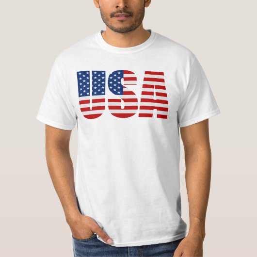 T-SHIRT DE DRAPEAU DES ETATS-UNIS (Devant)