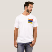 T-shirt de drapeau d'état de l'Arizona (Devant entier)