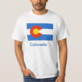 T-shirt de drapeau d'état du Colorado