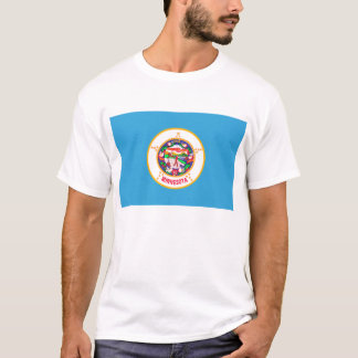 T-shirt de drapeau d'état du Minnesota