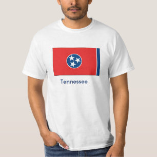 T-shirt de drapeau d'état du Tennessee