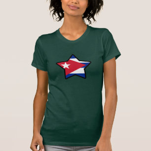 T-shirt de drapeau d'étoile du Cuba