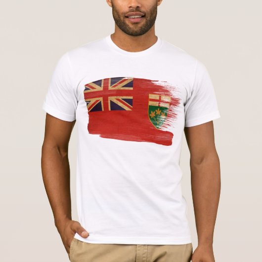 T-shirt de drapeau d'Ontario (Devant)