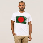 T-shirt de drapeau du Bangladesh (Devant entier)