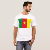 T-shirt de drapeau du Cameroun (Devant entier)