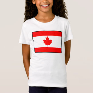 T-shirt de drapeau du Canada
