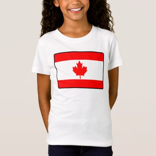 T-shirt de drapeau du Canada (Devant)