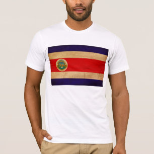 T-shirt de drapeau du Costa Rica