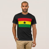T-shirt de drapeau du Ghana (Devant entier)