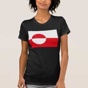 T-shirt de drapeau du Groenland