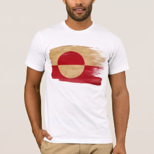 T-shirt de drapeau du Groenland