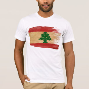 T-shirt de drapeau du Liban