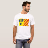 T-shirt de drapeau du Limousin (Devant entier)