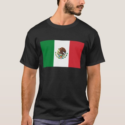 T-shirt de drapeau du Mexique (Devant)