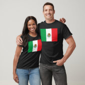 T-shirt de drapeau du Mexique (Unisexe)