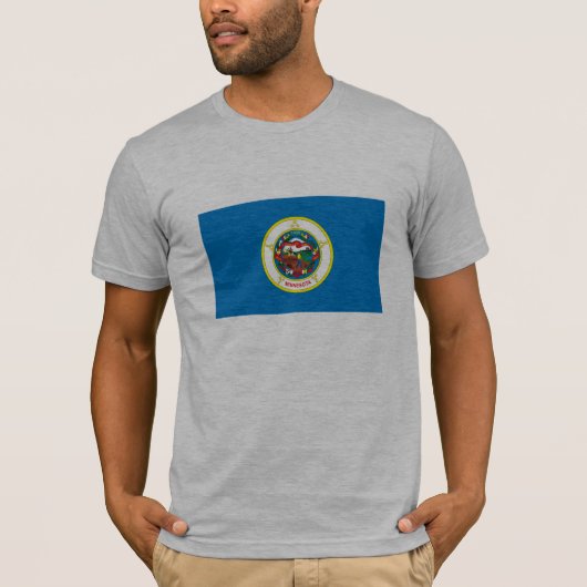T-shirt de drapeau du Minnesota (Devant)