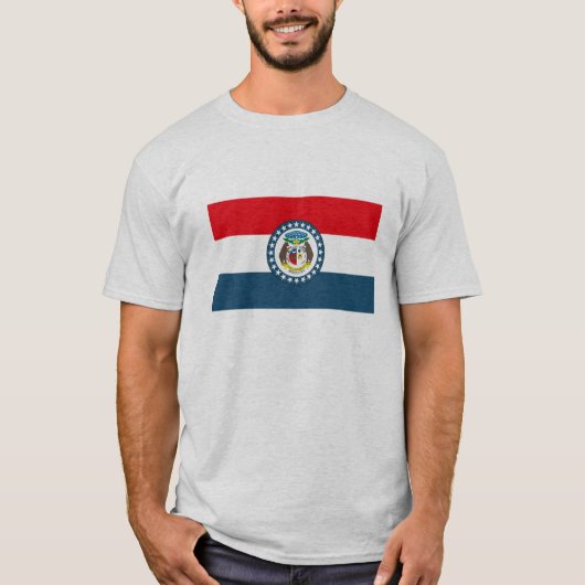 T-shirt de drapeau du Missouri (Devant)