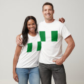 T-shirt de drapeau du Nigéria (Unisexe)