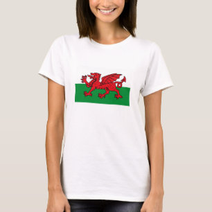 T-shirt de drapeau du Pays de Galles