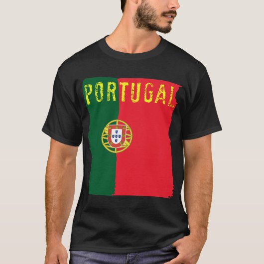 T-shirt de drapeau du Portugal (Devant)