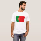 T-shirt de drapeau du Portugal (Devant entier)