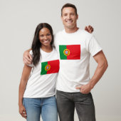 T-shirt de drapeau du Portugal (Unisexe)