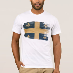 T-shirt de drapeau du Québec