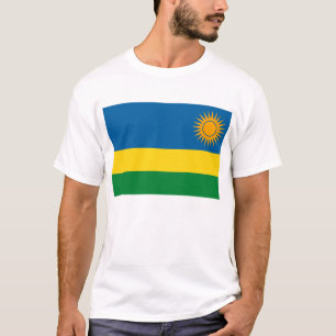 T-shirt de drapeau du Rwanda