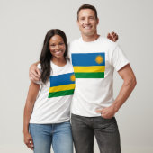 T-shirt de drapeau du Rwanda (Unisexe)