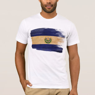 T-shirt de drapeau du Salvador