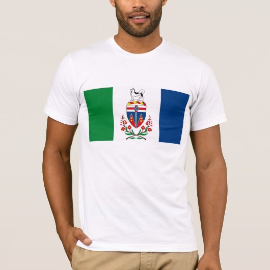 T-shirt de drapeau du Yukon (Devant)