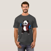 T-Shirt de Dresseur de Panda (Devant entier)